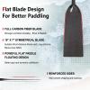 JUSTOOP Dragon Boat Paddle Lightweight Full Carbon Fiber with Paddle Bag, 122CM/48 Inches, IDBF Approved view 3