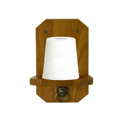 GACCO BILLIARDS Wall Mounted Cone Chalk Holder, Pool Table Accessory, Solid Wood Hand Chalk Holder Finish in Classic Oak, Traditional Mahogany & Black. Not Included Cone Chalk (Classic Oak)