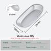 iBasingo 9.84 in Titanium Dinner Plates Camping Metal Service Dishes Lightweight Portable Outdoor Indoor Single-layer Durable Bread Dessert Vegetables Fruit Chips Kitchen Tableware Ti1114T-L view 2