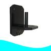GACCO BILLIARDS Wall Mounted Cone Chalk Holder, Pool Table Accessory, Solid Wood Hand Chalk Holder Finish in Classic Oak, Traditional Mahogany & Black. Not Included Cone Chalk (Black) view 2