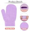 ONESING 5 Pair Baby Mittens & Gloves - Warm Winter Mittens for Newborns to Toddlers, Boys & Girls, White, Purple, Red, Blue view 3