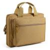 SOWHUP Tactical Pistol Case, Padded Handgun Firearm Case Double Shooting Gun Range Duffle Bag with Multiple Magazine Slots for Hunting Shooting Outdoor Activities (Tan(5 x Mag Slots)) view 2