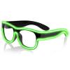 Ainiv Light Up Glasses with 3 Flash Modes - LED Luminous Neon Party Rave Glow in the Dark for Parties, DJ, EDM, 80s, Halloween, Christmas, Festival, Carnival, Birthday view 1