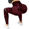 SUUKSESS Scrunch Butt Lifting Seamless Leggings for Women Booty High Waisted Workout Yoga Pants (Tie Dye Red, S) view 3