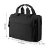 SOWHUP Tactical Pistol Case, Padded Handgun Firearm Case Double Shooting Gun Range Duffle Bag with Multiple Magazine Slots for Hunting Shooting Outdoor Activities (Black(5 x Mag Slots)) view 3