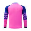 dPois Kids Boys Soccer Goalkeeper Jersey Padded Goalie Shirt Long Sleeve Football Training Tee Soccer Uniform Hot Pink 9-10 Years view 3