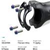 ZECHAO Carbon Bike Stem,Titanium Alloy Screws Road Bike Stem 31.8mm 6/17 Degree Bike Stem Carbon Mountain Cycling Part Bike Stem (Color : 17 Degree, Size : 90mm) view 3