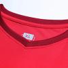dPois Kids Boys Soccer Goalkeeper Jersey Padded Goalie Shirt Long Sleeve Football Training Tee Soccer Uniform Red 5-6 Years view 4