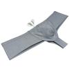 OROCOJUCO Men's Metallic Shiny Wet Look Swimwear Drawstring Pouch Greek Bikini Swimsuit Grey XL view 2