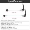 Bike Quick Release Skewer Set, Bike Skewer Replacement Repair Parts Accessory for Road Bike, Mountain Bike (1 Pair) view 2