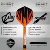 RED DRAGON Amberjack Pro 1 18 Gram Softip Premium Tungsten Darts Set with Flights and Stems view 3
