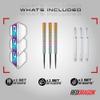 RED DRAGON Javelin Spectron 22 Gram Premium Tungsten Steeltip Darts Set with Flights and Stems view 2