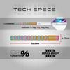 RED DRAGON Javelin Spectron 22 Gram Premium Tungsten Steeltip Darts Set with Flights and Stems view 4