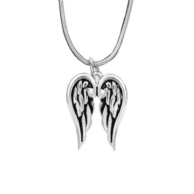 5 Pack Angel Wings Religious Necklaces - Necklace with Silver Angle Wings Charm for Religious Groups, Faith Based, Gift-Giving/Confirmation Gift and Church Fundraising Item