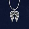5 Pack Angel Wings Religious Necklaces - Necklace with Silver Angle Wings Charm for Religious Groups, Faith Based, Gift-Giving/Confirmation Gift and Church Fundraising Item view 2