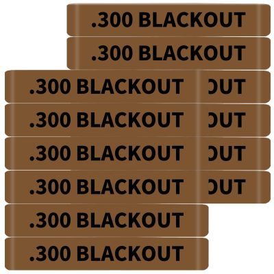 12 Pack Miaozhun .300 Blackout Magazine Marking Bands 300 BLK Magazine Caliber Identification