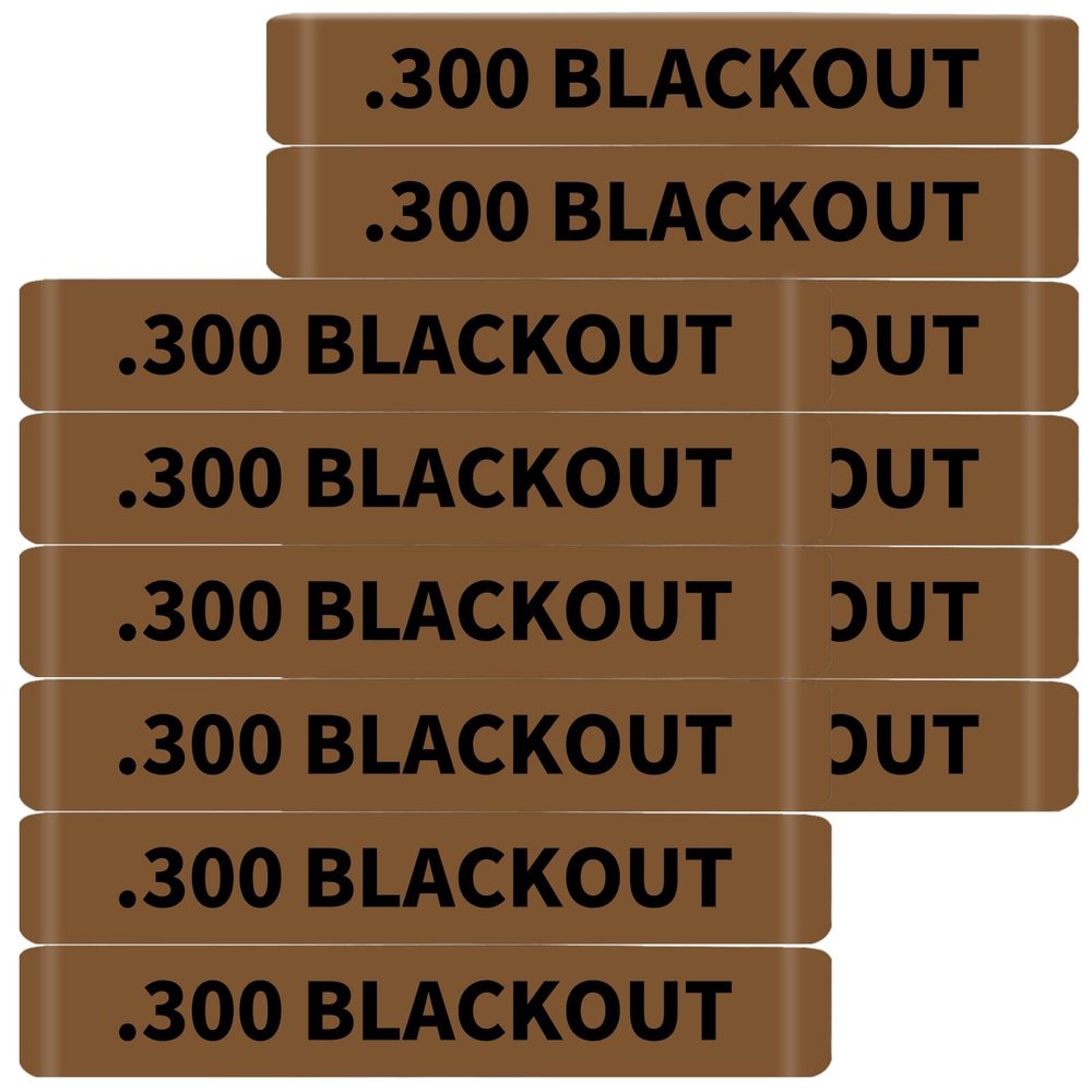 12 Pack Miaozhun .300 Blackout Magazine Marking Bands 300 BLK Magazine Caliber Identification