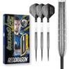 RED DRAGON Luke Humphries TX1 22 Gram Premium Tungsten Darts Set with Flights and Stems view 1