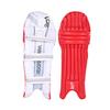 KOOKABURRA 4.1 T/20 Cricket Batting Pads - Red - a l/h view 1