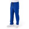 AVE. Unisex Clinton Straight Leg Six Pocket Cargo Scrub Pant in Charcoal, XS view 4