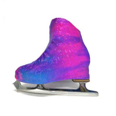 Kami-So Metallic Figure Skating Boot Covers | Hockey Ice Skates Protection Against Scratches, Scuffs, and Dirt | Stylish Skate Shoes Cover | Ice Skating Accessories | Sunset Haze - Adult Size