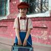 BEWDIO Red Plaid Suspenders and Bow Tie Set for Boys, Christmas Bowtie and Suspenders with 4 Strong Metal Clips (4-10-1) view 4