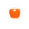 Amosfun 2pcs Fake Beard Mustache Orange Jesus Costume Beard Halloween Party Cosplay Costume Accessory with Elastic Rope Easy to Wear view 2