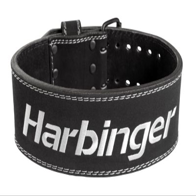 Harbinger Unisex 10mm Powerlifting Gym Belt for Weightlifting, Deadlifts,and Squats - Medium,Black