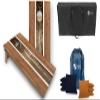 Tailgating Pros Cornhole Boards - 4' x 2' Tournament Grade Wooden Pattern Cornhole Game w/Carrying Case & Set of 8 Corn Hole Bags w/Tote view 1