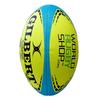 World Rugby Shop X Gilbert G-TR4000 Rugby Ball Size 5 - Durable Rugby Equipment - Triangular Surface Grip - 3 Ply Construction - Fluro view 3