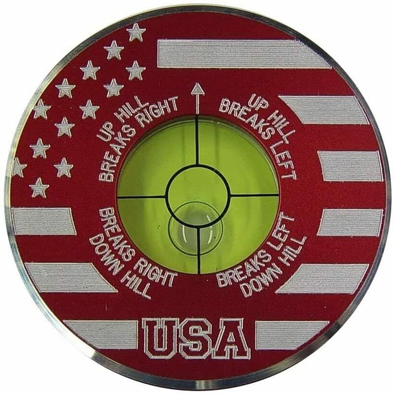 Sure Putt Pro - Golf Putting Aid & Green Reader - Limited Edition Red USA