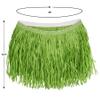 Beistle 3 Piece Adult Size Mini Hula Girl Skirts, Hawaiian Costume Accessories, Luau Party Supplies Green view 4
