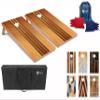 Tailgating Pros Cornhole Boards 4x2 Official Regulation Size  Wooden Design Cornhole Game Set with 8 Bean Bags, Carrying Case & Tote  Outdoor Tailgate Yard Game view 1