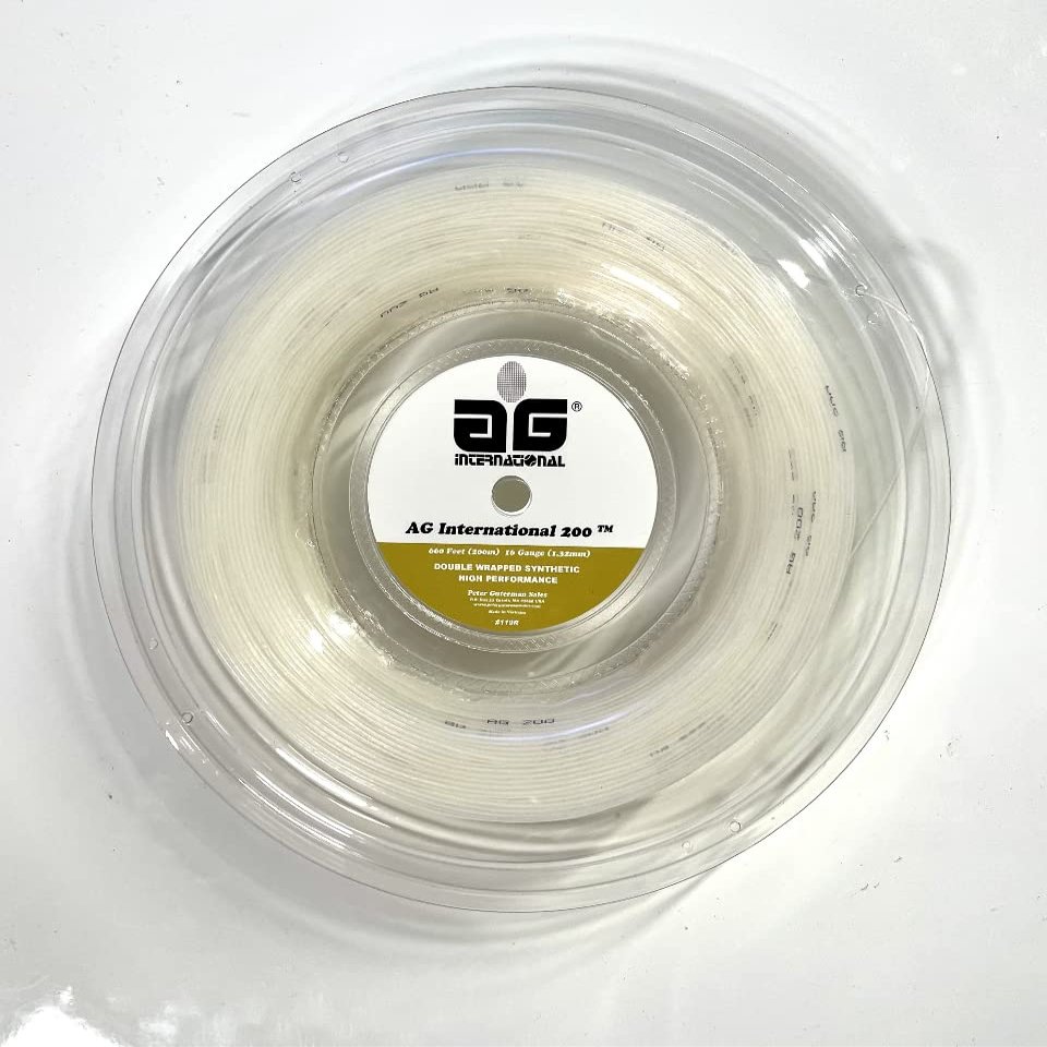 AG International 200 Double Wrapped Synthetic Reel (White)