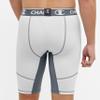 Champion Men's Compression Shorts, Sport Shorts for Men, Moisture-Wicking, C Logo, 9" view 2