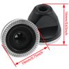 AYLIFU Bicycle Quick Remove nut M5 Antiskid Screw nut Bicycle Quick Release Lever Road Bicycle Modified Part Black (2pcs) view 2