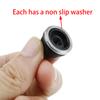 AYLIFU Bicycle Quick Remove nut M5 Antiskid Screw nut Bicycle Quick Release Lever Road Bicycle Modified Part Black (2pcs) view 4