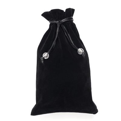 EFENDIZ Velvet Drawstring Pouch, 5.5x9 Inches, Black Cloth, Small Gift Bag, Jewelry Pouch 1pcs