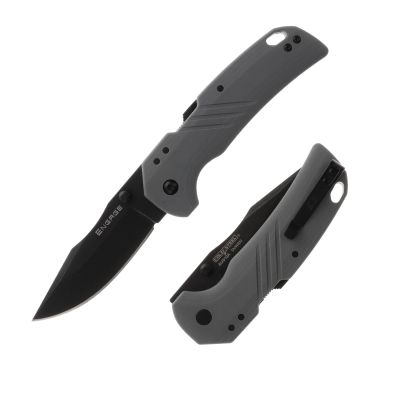 COLD STEEL Engage 3in AUS10A Steel Clip Point Blade 4.25in Grey G10 Handle Everyday Carry Tactical Ambidextrous Folding Knife