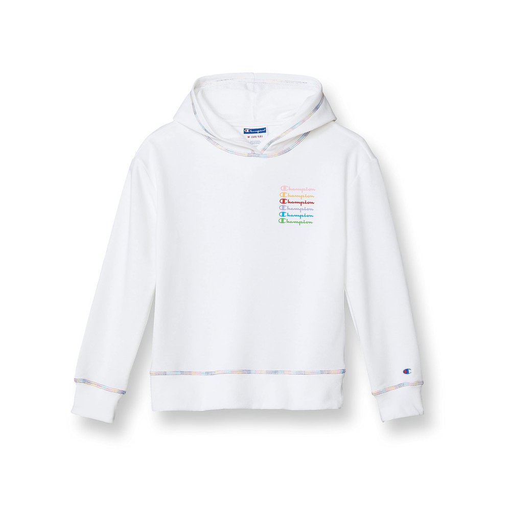 Champion Girls' Hoodie, Sweatshirt For Girls, Lightweight Pullover Hoodie, All-Over C Print