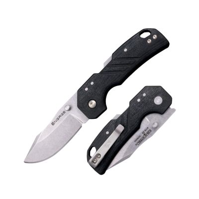 Cold Steel 2.5' Engage / 2.5' Clip Point Blade / 3MM Thick / 4116SS Steel W/Stonewashed Finish/Black GFN Handle/Atlas Lock