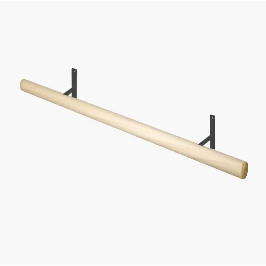 Alvas Ballet Barre Kit Fixed Black 4' Poplar