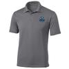 Sport Your Gear UNC Wilmington Seahawks Prime Athletic Logo Micropique Sport-Wick Golf Polo, Sport Gray, Large view 1