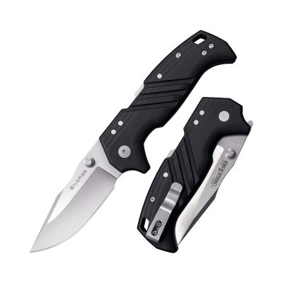 COLD STEEL Engage 3.5" S35VN Razor-Sharp Clip Point Blade 4.7" G-10 Handle Everyday Carry Pocket Folding Knife w/Atlas Lock Mechanism