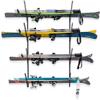StoreYourBoard Ski & Snowboard Rack, Adjustable Wall Mount Rack Storage System for 4 Boards, Heavy-Duty Garage Wall Organizer for Ski & Snowboards (Ski - Black) view 4