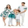 Matchable Family Hawaiian Jumpsuit Romper, Mint Forest, Girl, Size 6 view 1