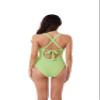 BCA by Rebecca Virtue Madilynn Texture - Women's One Piece Swimsuit with Scoop Neckline, Textured Design and Multi-Way Back Tie, Bathing Suits for Women, Mint, Medium view 4