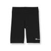 Champion Girls Bike Shorts, Sport for Black Spandex 7", Black Small Script, 6 US