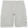 Champion Boys Shorts, Cargo for Men, Athletic with Pockets, 8", Oxford Grey Heather Small Script, 6 US view 1