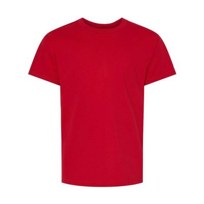 Hanes Boys Essential-T T-Shirt, L, Athletic Crimson